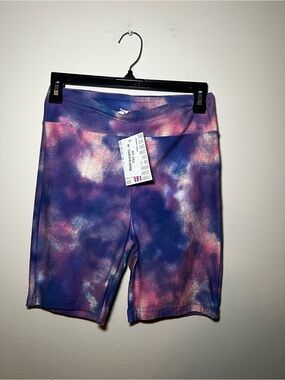LuLaRoe Purple Pink Tie-Dye Bike Shorts